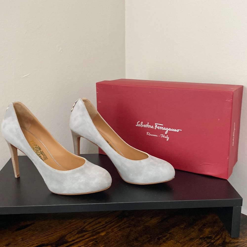Salvatore Ferragamo Suede Heels